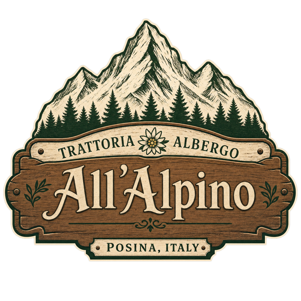 logo_alpino Logo Trattoria Albergo All'Alpino